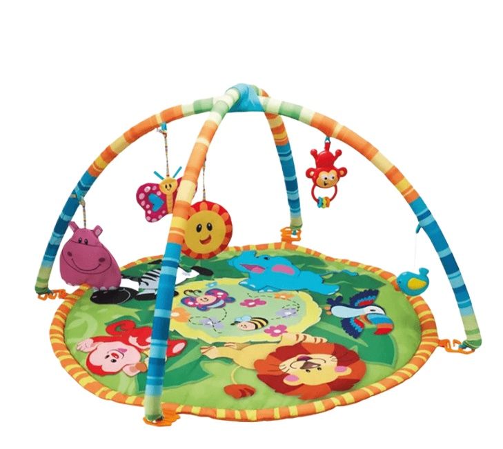 Baby Play Mat with Hanging Rattles – Soft & Interactive Infant Activity Gym... - Image 2
