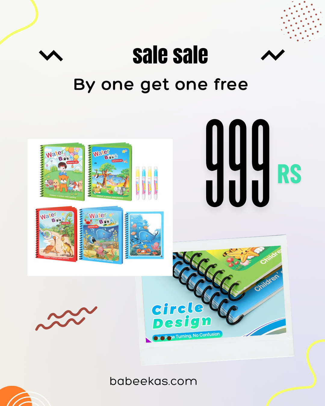 Reusable Magic Water Quick Dry Book for Water Coloring with Magic Pen Painting Board for Children Education Drawing Pad (Random Design & Assorted Color) (Multi Color) (No Color Choice)